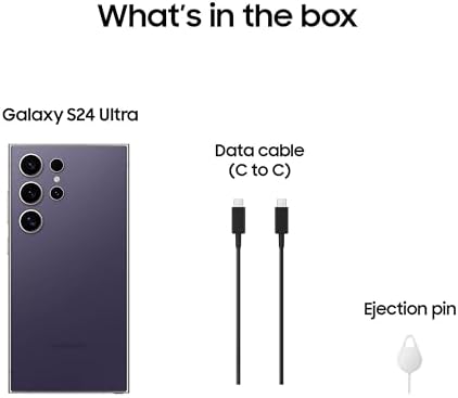 Samsung Galaxy S24 Ultra 5G  US Version  512GB  Titanium Black   Unlocked  Renewed 