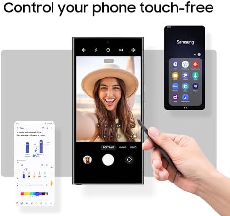 Samsung Galaxy S24 Ultra S Pen Replacement  0 7mm Fine Tip for Precision  Ergonomic Design  Tablet Navigation  Air Command Touch Free Control  US Version  EJ PS928BBEGUS  Dark Gray