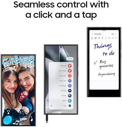 Samsung Galaxy S24 Ultra S Pen Replacement  0 7mm Fine Tip for Precision  Ergonomic Design  Tablet Navigation  Air Command Touch Free Control  US Version  EJ PS928BBEGUS  Dark Gray