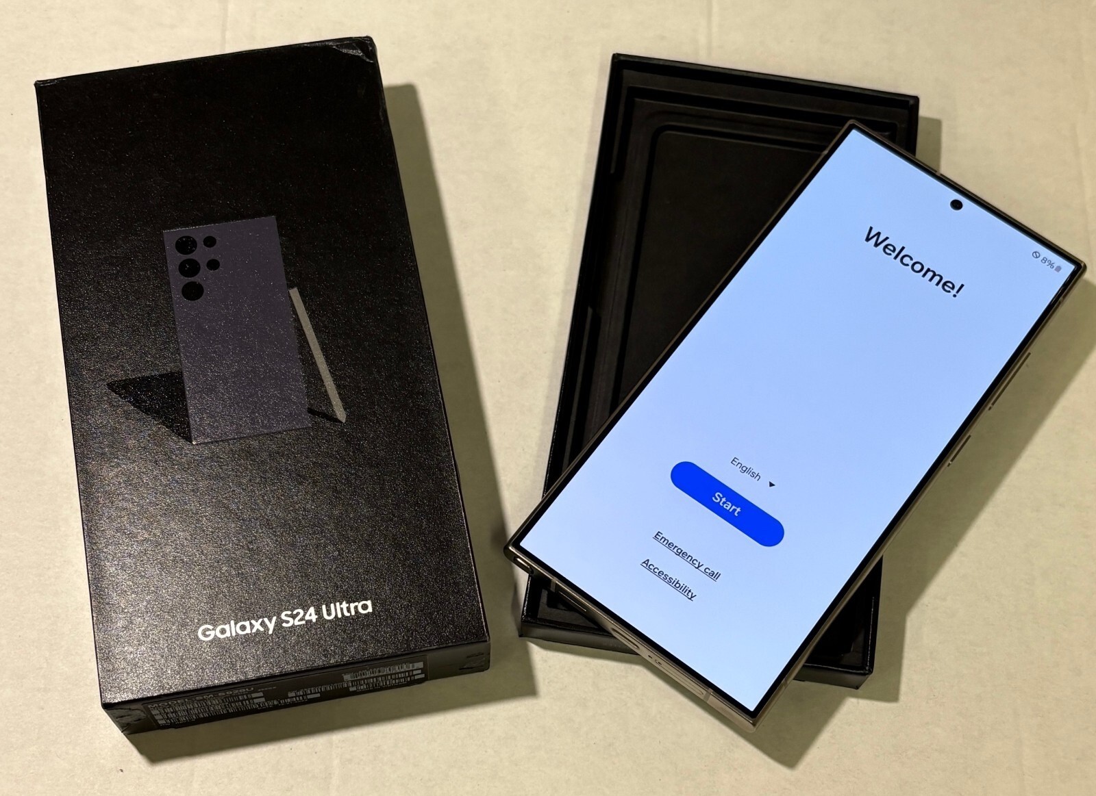 Samsung Galaxy S24 Ultra 256GB Spectrum Titanium Gray SM S928U     