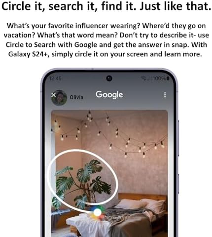 Samsung Galaxy S24  Plus 5G  US Version  256GB  Marble Gray   Unlocked  Renewed 