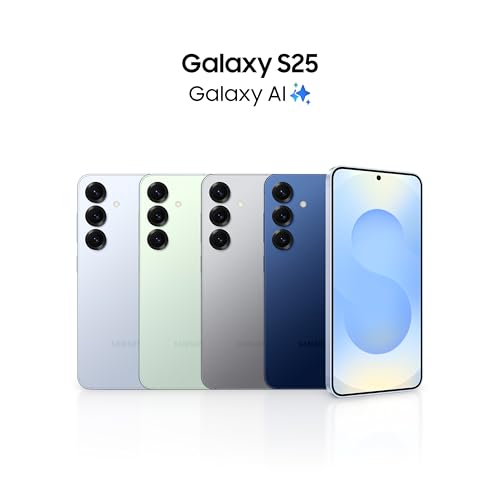 Samsung Galaxy S25 5G SM S931B/DS 256GB 12GB Dual SIM Factory Unlocked GSM Smartphone  6 2 120Hz AMOLED Display  50MP Cameras   International Version  Navy 