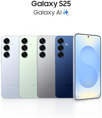 Samsung Galaxy S25 5G SM S931B/DS 256GB 12GB Dual SIM Factory Unlocked GSM Smartphone  6 2 120Hz AMOLED Display  50MP Cameras   International Version  Navy 