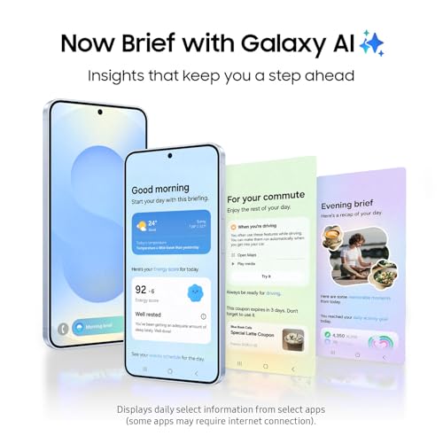 Samsung Galaxy S25 Cell Phone  128GB Smartphone  Unlocked Android  AI Night Mode Camera  Snapdragon 8 Elite Fast Processor  ProScaler Display  4000mAh Battery  2025  US 1 Yr Warranty  Navy