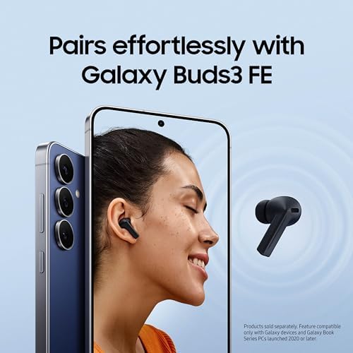 Samsung Galaxy S25 FE Cell Phone  2025   128GB AI Smartphone  Unlocked Android  Large Display  4900mAh Battery  High Res Camera  AI Photo Edits  Durable  US 1 Yr Warranty  JetBlack   AI Smartphone