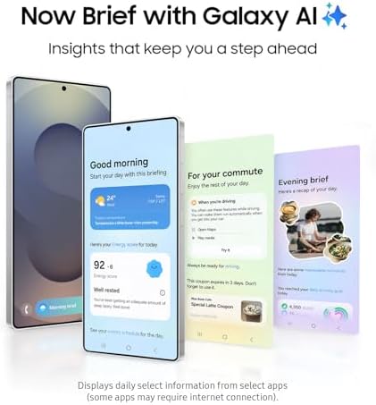 Samsung Galaxy S25 Ultra  256GB Smartphone  Unlocked Android  AI Night Mode Camera  Snapdragon 8 Elite Fast Processor  5000mAh Battery  Built in S Pen  2025  US 1 Yr Warranty  Titanium Whitesilver