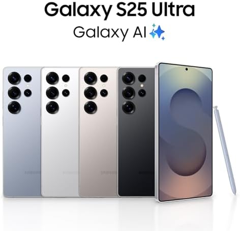 Samsung Galaxy S25 Ultra 5G  512GB   12GB RAM  Black   Unlocked  Renewed