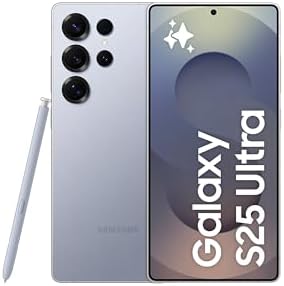 Samsung Galaxy S25 Ultra 5G SM S938B/DS 256GB 12GB Dual SIM Factory Unlocked GSM Smartphone  6 9 120Hz AMOLED Display  200MP Camera   International Version  Titanium Silver Blue 