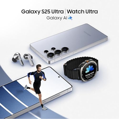 Samsung Galaxy S25 Ultra 5G SM S938B/DS 256GB 12GB Dual SIM Factory Unlocked GSM Smartphone  6 9 120Hz AMOLED Display  200MP Camera   International Version  Titanium Silver Blue 