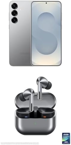 Samsung Galaxy S25  Cell Phone  256GB Smartphone  Unlocked Android  AI Night Mode Camera  Snapdragon 8 Elite Fast Processor  ProScaler Display  4900mAh Battery  2025  US 1 Yr Warranty  Silver Shadow