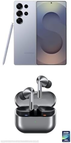 Samsung Galaxy S25  512GB Unlocked AI Smartphone  Mint w/ Galaxy Buds 3 Pro AI True Wireless Bluetooth Earbuds  Silver