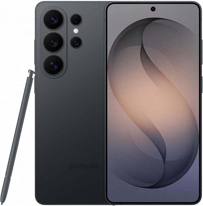 Samsung Galaxy S26 Ultra, teléfono inteligente Android desbloqueado, 512 GB, pantalla de privacidad, Galaxy AI, cámara AI, carga súper rápida 3.0, batería duradera, 2026, garantía de 1 año de EE. UU., negro
