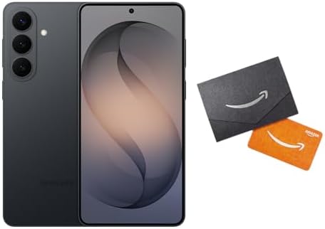 Samsung Galaxy S26  Unlocked Android Smartphone    100 Gift Card   Buds4 Pro  256GB  Powerful Processor  Galaxy AI  Immersive Viewing  Durable Battery  2026  Black