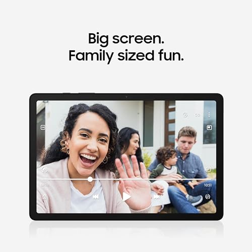 Samsung Galaxy Tab A9+ Tablet Android de 11 pulgadas y 64 GB, pantalla grande, altavoces cuádruples, chipset mejorado, pantalla de múltiples ventanas, diseño delgado, ligero, duradero, versión