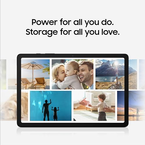 Samsung Galaxy Tab A9+ Tablet Android de 11 pulgadas y 64 GB, pantalla grande, altavoces cuádruples, chipset mejorado, pantalla de múltiples ventanas, diseño delgado, ligero, duradero, versión