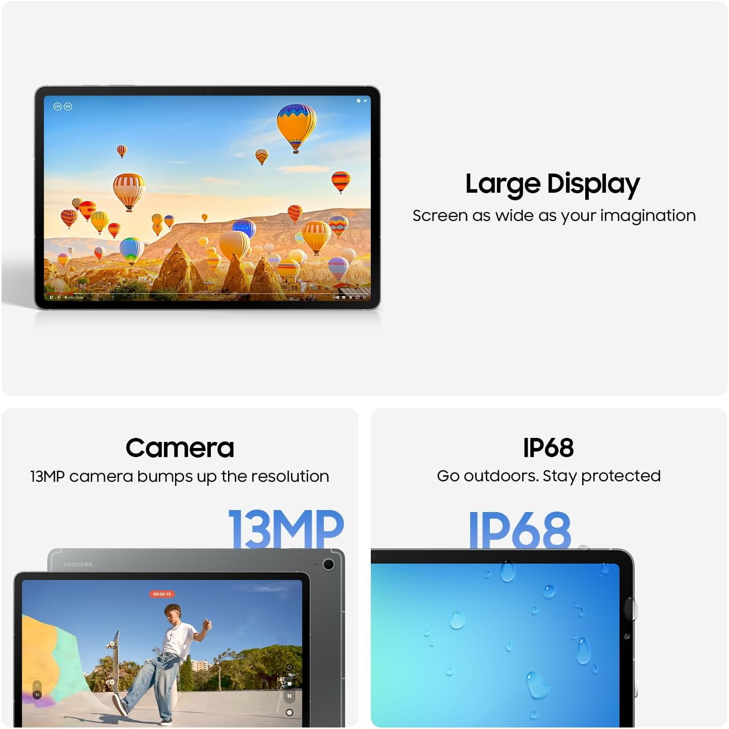 Samsung Galaxy Tab S10 FE 128GB 10 9" Screen with S Pen   Brand New Android Tablet International version  X520 