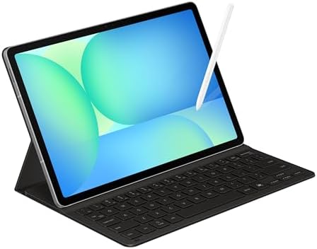 Samsung Galaxy Tab S10 FE 256GB WiFi Android Tablet   Book Cover Keyboard Slim  Large Display  Long Battery Life  Powerful Processor  S Pen  US Version  2025  2 Yr Manufacturer Warranty  Gray