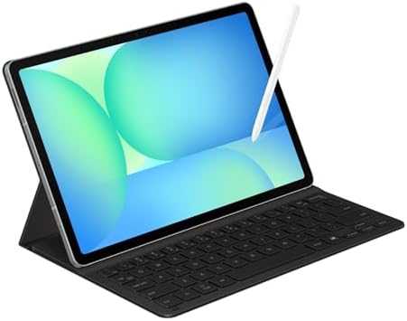 Samsung Galaxy Tab S10 FE 256GB WiFi Android Tablet   Book Cover Keyboard Slim  Large Display  Long Battery Life  Powerful Processor  S Pen  US Version  2025  2 Yr Manufacturer Warranty  Gray
