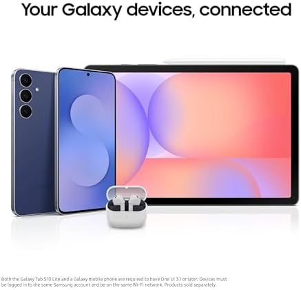 Samsung Galaxy Tab S10 Lite  6GB RAM  128GB  2TB Expand  Long Battery Life  10 9  LCD  S Pen for Note Taking  Exynos 1380  Circle to Search  AI Tools  Gray