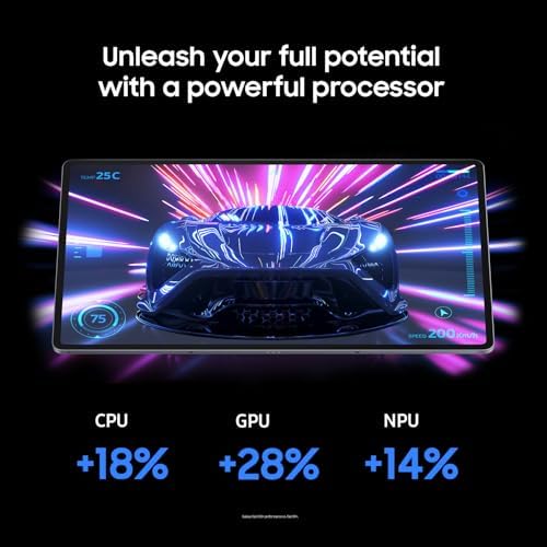 Samsung Galaxy Tab S10  Plus 12 4  256GB Android Tablet  Galaxy AI Tools  Circle to Search  AMOLED 2X Display  Long Battery Life  Durable Design  S Pen for Note Taking  US Version  Platinum Silver