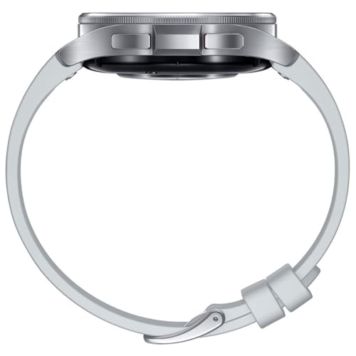 Samsung Galaxy Watch 6 Classic 43mm Smartwatch with Rotating Bezel  Fitness Tracker  Advanced Sleep Coaching  Heart Monitor   Silver  Renewed