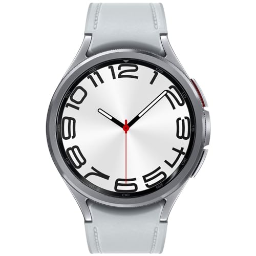 Samsung Galaxy Watch 6 Classic 47mm Bluetooth Smartwatch with Rotating Bezel  Fitness Tracker  Advanced Sleep Coaching   Silver  Renewed 