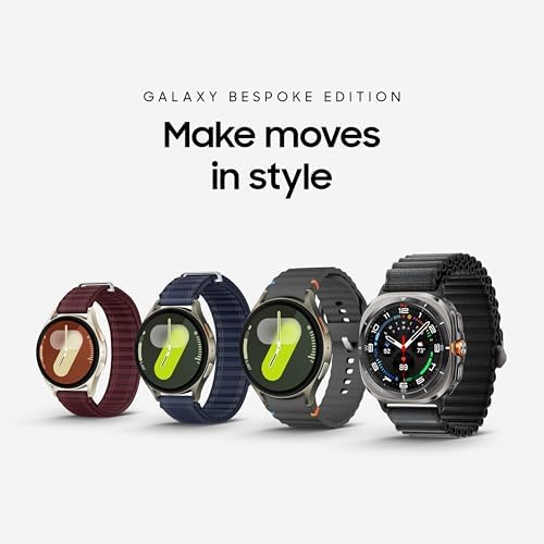 Samsung Galaxy Watch 7 40mm Bluetooth AI Smartwatch w/Energy Score  Wellness Tips  Heart Rate Tracking  Sleep Monitor  Fitness Tracker  2024  Green  US Version  1Yr Manufacturer Warranty 