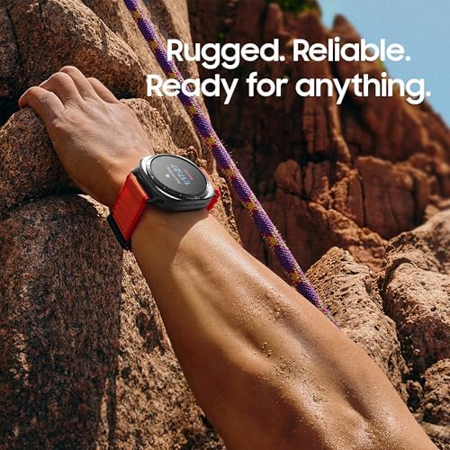 Samsung Galaxy Watch Ultra  2025  47mm LTE Smartwatch  Titanium Casing  Advanced Sleep Coaching  Running Coach  Energy Score  Heart Rate Tracking  GPS  Titanium Gray  US Version  2 Yr Warranty 