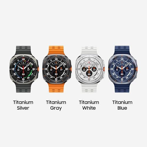 Samsung Galaxy Watch Ultra  2025  47mm LTE Smartwatch  Titanium Casing  Advanced Sleep Coaching  Running Coach  Energy Score  Heart Rate Tracking  GPS  Titanium Gray  US Version  2 Yr Warranty 