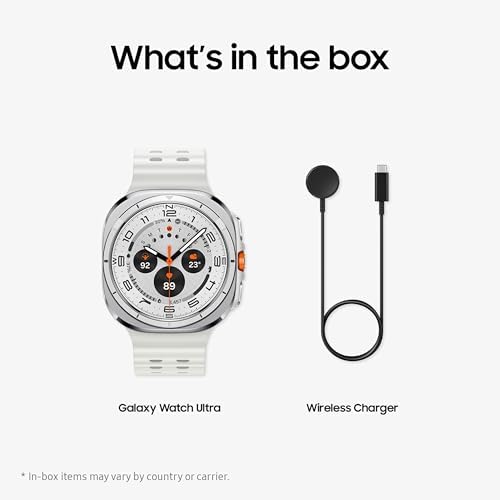 Samsung Galaxy Watch Ultra  2025  47mm LTE Smartwatch  Titanium Casing  Advanced Sleep Coaching  Running Coach  Energy Score  Heart Rate Tracking  GPS  Titanium Gray  US Version  2 Yr Warranty 