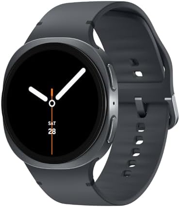 Samsung Galaxy Watch 8  2025  44mm LTE Smartwatch  Cushion Design  Fitness Tracker  Sleep Coaching  Running Coach  Energy Score  Heart Rate Tracking  Graphite  US Version  2 Yr Warranty 