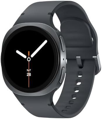 Samsung Galaxy Watch 8  2025  40mm Bluetooth Smartwatch  Cushion Design  Fitness Tracker  Sleep Coaching  Running Coach  Energy Score  Heart Rate Tracking  Graphite  US Version  2 Yr Warranty