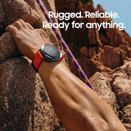 Samsung Galaxy Watch Ultra  2025  47mm LTE Smartwatch  Titanium Casing  Advanced Sleep Coaching  Running Coach  Energy Score  Heart Rate Tracking  GPS  Titanium Blue  US Version  2 Yr Warranty