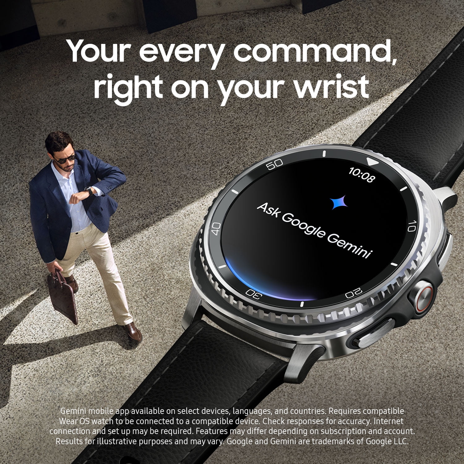 Samsung Galaxy Watch8 Classic Reloj Inteligente Bluetooth de 46 Mm, Negro, Correa Negra