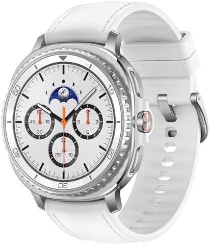 Samsung Galaxy Watch 8 Classic  2025  46mm Bluetooth Smartwatch  Cushion Design  Rotating Bezel  Quick Button  Sleep Coaching  Running Coach  Energy Score  White  US Version   Renewed 