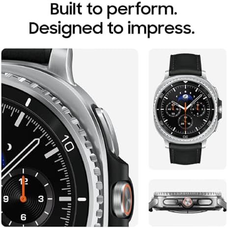 Samsung Galaxy Watch 8 Classic  2025  46mm Bluetooth Smartwatch  Cushion Design  Rotating Bezel  Quick Button  Sleep Coaching  Running Coach  Energy Score  White  US Version   Renewed 