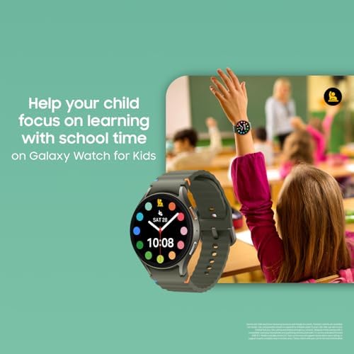 Samsung Galaxy Watch 7 44mm LTE AI Smartwatch w/Energy Score  Wellness Tips  Heart Rate Tracking  Sleep Monitor  Fitness Tracker  2024  Green  US Version  1Yr Manufacturer Warranty 