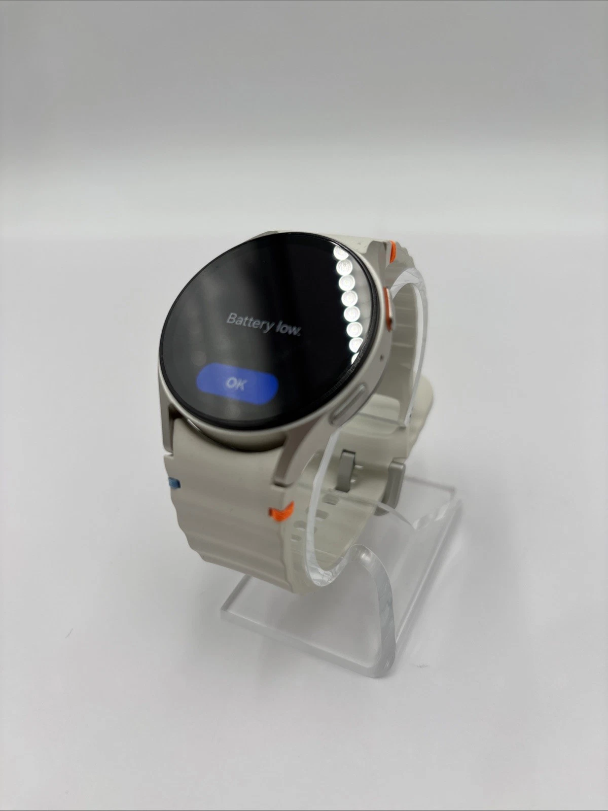 Samsung Galaxy Watch7   40mm Aluminum Smartwatch Cream Band GPS   Mint