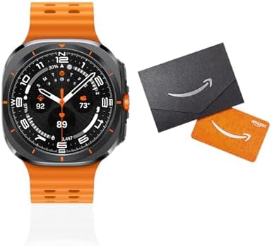 Samsung Galaxy Watch Ultra  2025  47mm LTE Smartwatch  Titanium Casing  Advanced Sleep Coaching  Running Coach  Energy Score  Heart Rate Tracking  GPS  Titanium Silver  US Version  2 Yr Warranty 