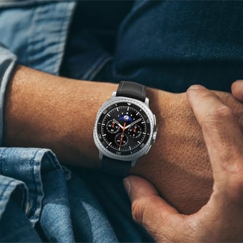 Samsung Galaxy Watch 8 Classic (2025) 46mm LTE Smartwatch, diseño de cojín, bisel giratorio, botón rápido, entrenamiento de sueño, entrenador de carrera, puntuación de energía, negro [versión EE. UU