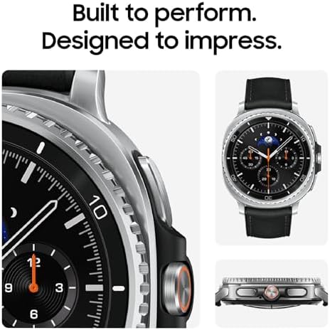 Samsung Galaxy Watch 8 Classic (2025) 46mm LTE Smartwatch, diseño de cojín, bisel giratorio, botón rápido, entrenamiento de sueño, entrenador de carrera, puntuación de energía, negro [versión EE. UU