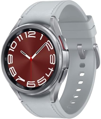 Samsung Galaxy Watch 6 Classic 43mm LTE Smartwatch  Rotating Bezel  Fitness Tracker  Personalized HR Zones  Advanced Sleep Coaching  Heart Monitor  US Version  Silver  Renewed 