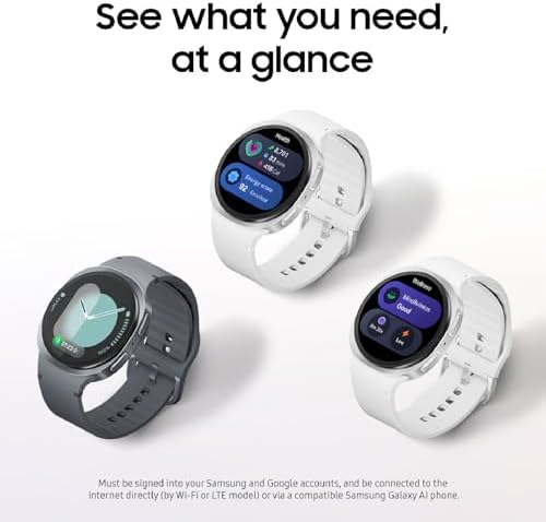 Samsung Galaxy Watch 8  2025  40mm Bluetooth Smartwatch  Cushion Design  Fitness Tracker  Sleep Coaching  Running Coach  Energy Score  Heart Rate Tracking  Graphite  US Version   Renewed 
