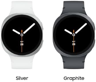 Samsung Galaxy Watch 8  2025  40mm Bluetooth Smartwatch  Cushion Design  Fitness Tracker  Sleep Coaching  Running Coach  Energy Score  Heart Rate Tracking  Graphite  US Version   Renewed 