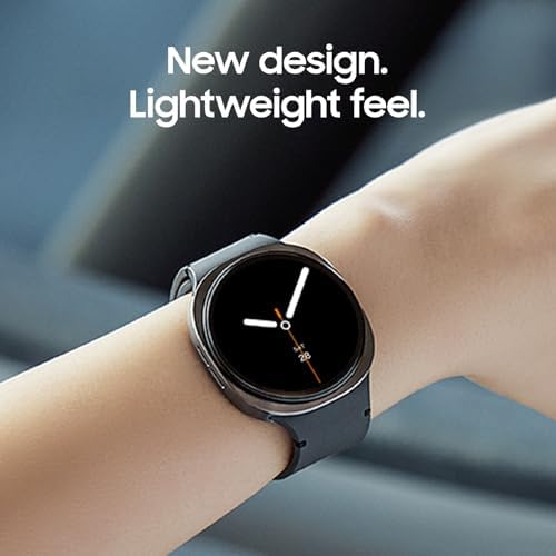 Samsung Galaxy Watch 8  2025  40mm Bluetooth Smartwatch  Cushion Design  Fitness Tracker  Sleep Coaching  Running Coach  Energy Score  Heart Rate Tracking  Graphite  US Version   Renewed 