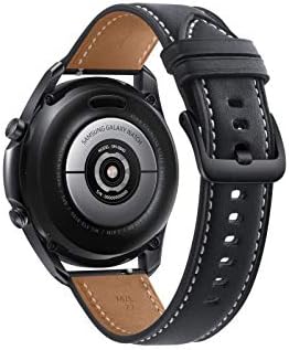 Samsung Galaxy Watch 3  45mm  GPS  Bluetooth  Smart Watch with Advanced Health Monitoring  Fitness Tracking  and Long Lasting Battery   Mystic Black  Renewed 