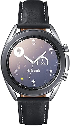 Samsung Galaxy Watch 3  45mm  GPS  Bluetooth  Smart Watch with Advanced Health Monitoring  Fitness Tracking  and Long Lasting Battery   Mystic Black  Renewed 