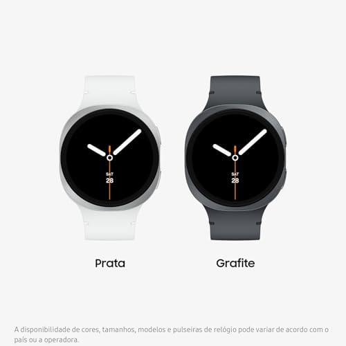 Samsung Galaxy Watch 8 | 40 mm | Reloj inteligente AI con pantalla AMOLED de 1,34", Wear OS 6, Wi-Fi, Bluetooth, frecuencia cardíaca, GPS, rastreador de fitness | IP68, MIL-STD-810H | Modelo