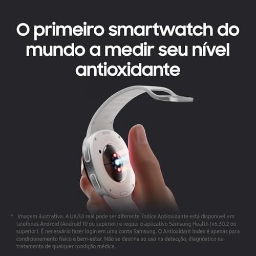 Samsung Galaxy Watch 8 | 40 mm | Reloj inteligente AI con pantalla AMOLED de 1,34", Wear OS 6, Wi-Fi, Bluetooth, frecuencia cardíaca, GPS, rastreador de fitness | IP68, MIL-STD-810H | Modelo