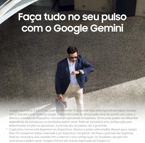 Samsung Galaxy Watch 8 | 40 mm | Reloj inteligente AI con pantalla AMOLED de 1,34", Wear OS 6, Wi-Fi, Bluetooth, frecuencia cardíaca, GPS, rastreador de fitness | IP68, MIL-STD-810H | Modelo